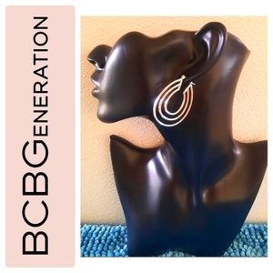 BCBG Silver Earrings